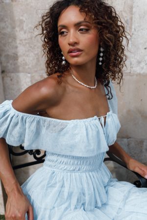 Belle Maxi Dress – Blue