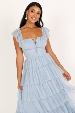 Belle Maxi Dress – Blue