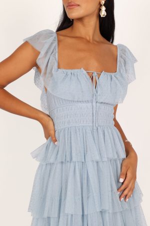 Belle Maxi Dress – Blue