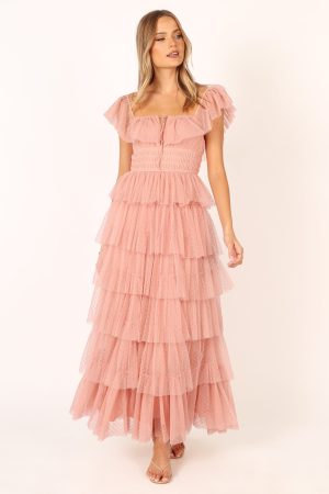 Belle Maxi Dress – Blush