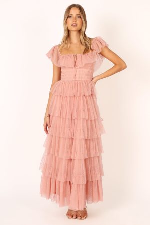 Belle Maxi Dress – Blush