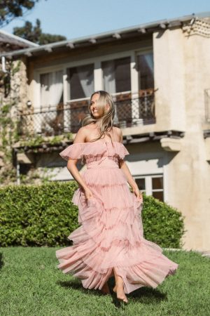 Belle Maxi Dress – Blush
