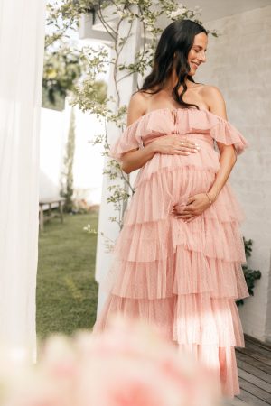 Belle Maxi Dress – Blush