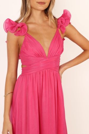 Bonito Midi Dress – Berry