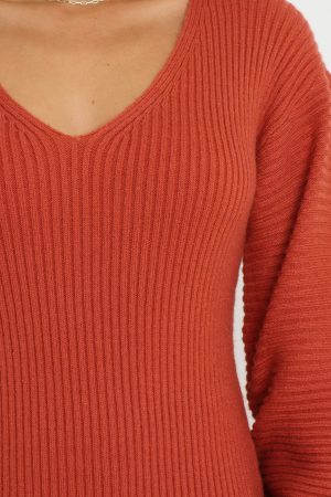 Caledonia Dress – Rust