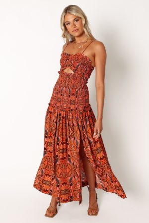 Cecil Midi Dress – Harvest Moon