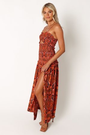 Cecil Midi Dress – Harvest Moon