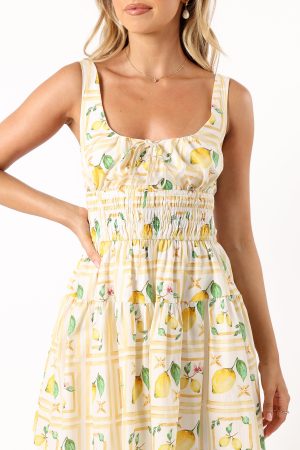 Cintrico Mini Dress – Lemon
