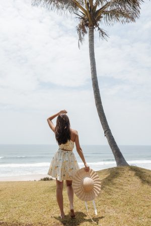 Cintrico One Shoulder Mini Dress – Lemon