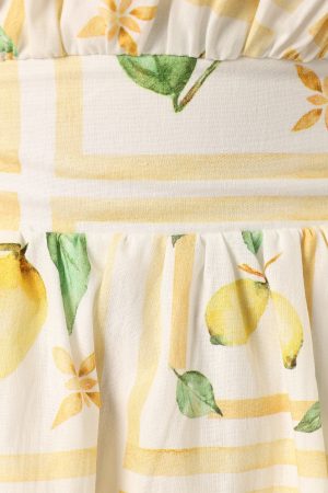 Cintrico One Shoulder Mini Dress – Lemon