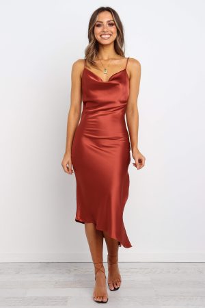 Cyprus Dress – Rust