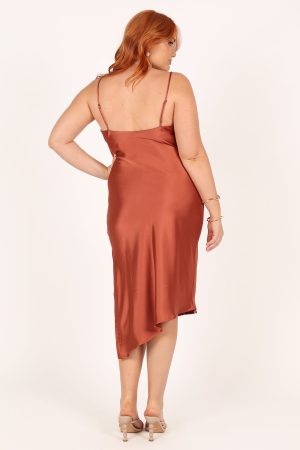 Cyprus Dress – Rust