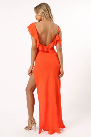 Dalia Maxi Dress – Tangerine