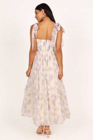 Floret Midi Dress – Lavender