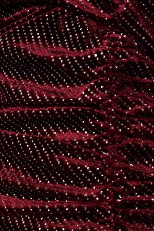 Gilbert Ruched Mini Dress – Merlot