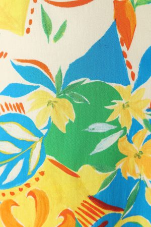 Harriet Strapless Midi Dress – Malta Print