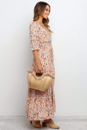 Kelda Dress – Beige