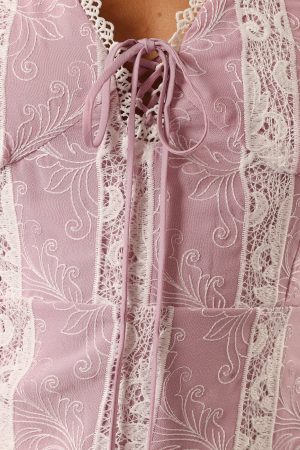 Kennedy Midi Dress – Dark Rose