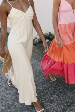 Maddie Maxi Dress – Butter Yellow