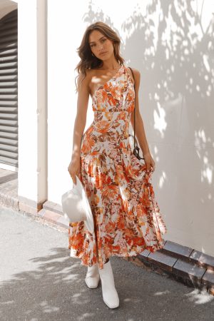 Marietta Dress – Orange