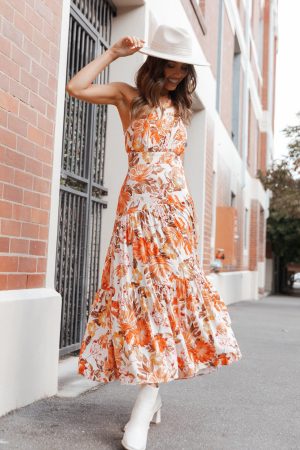 Marietta Dress – Orange