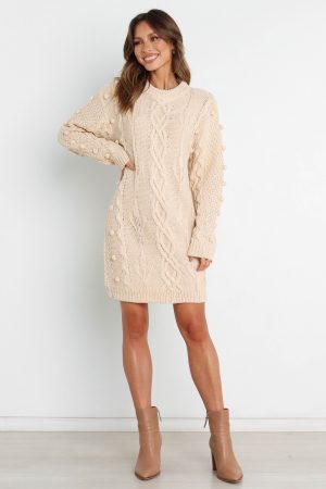 Mona Dress – Cream