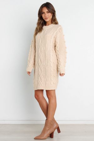 Mona Dress – Cream