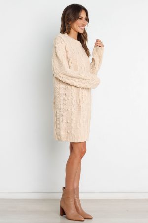 Mona Dress – Cream