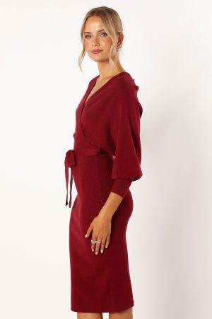 Nate Dress – Merlot