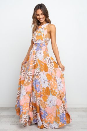 Newell Dress – Orange