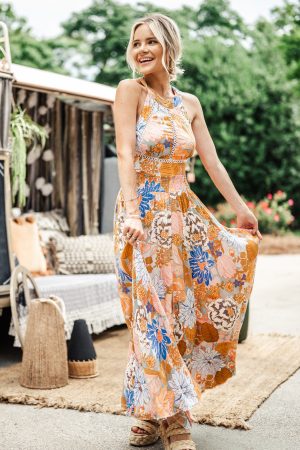 Newell Dress – Orange