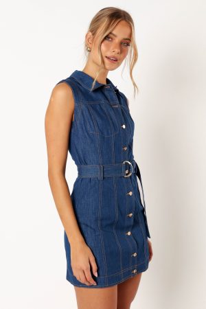 Parker Mini Dress – Denim