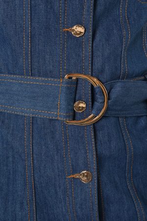 Parker Mini Dress – Denim