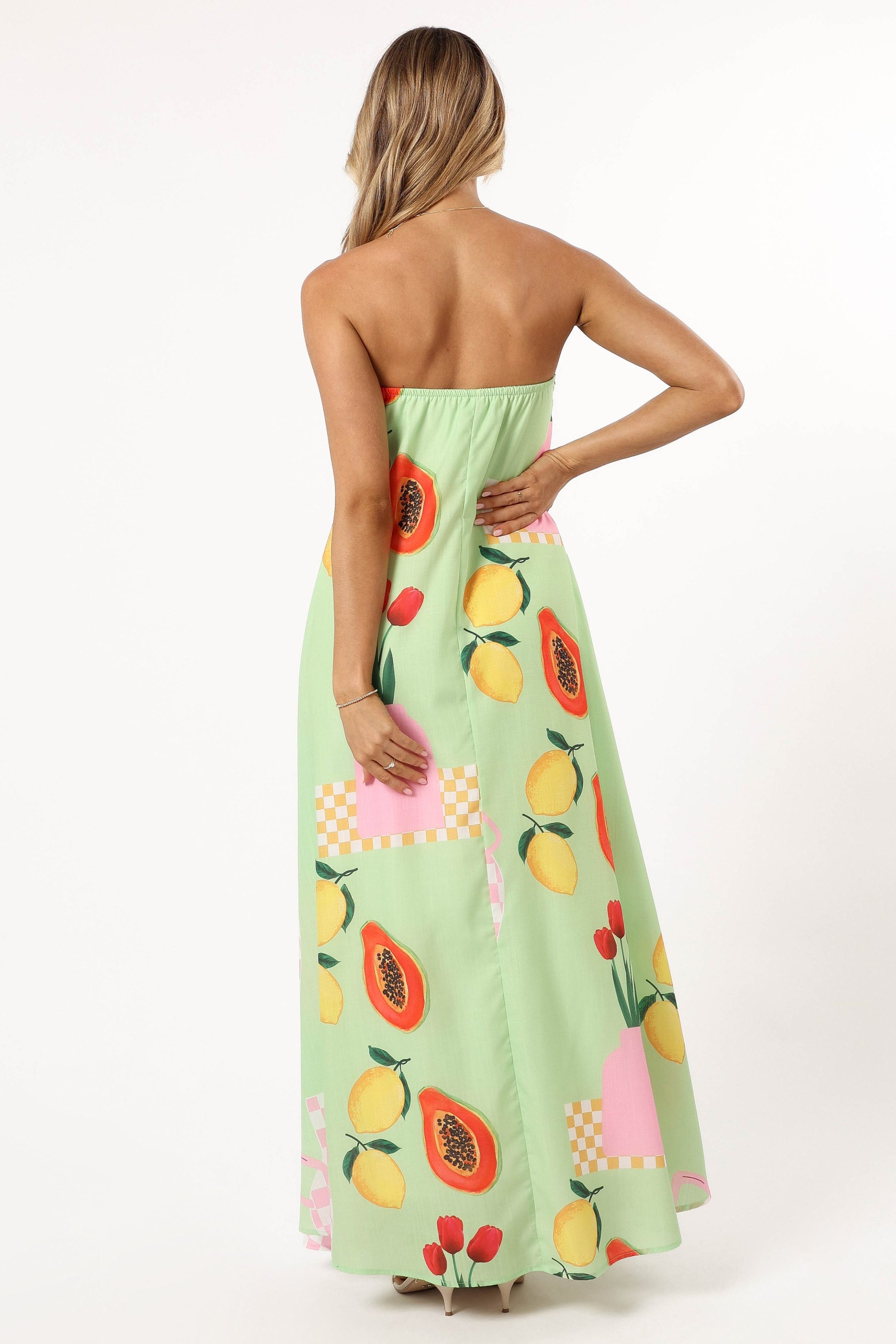 petal-and-pup-usa-dresses-piccolo-strapless-maxi-dress-green-papaya-35246330249393
