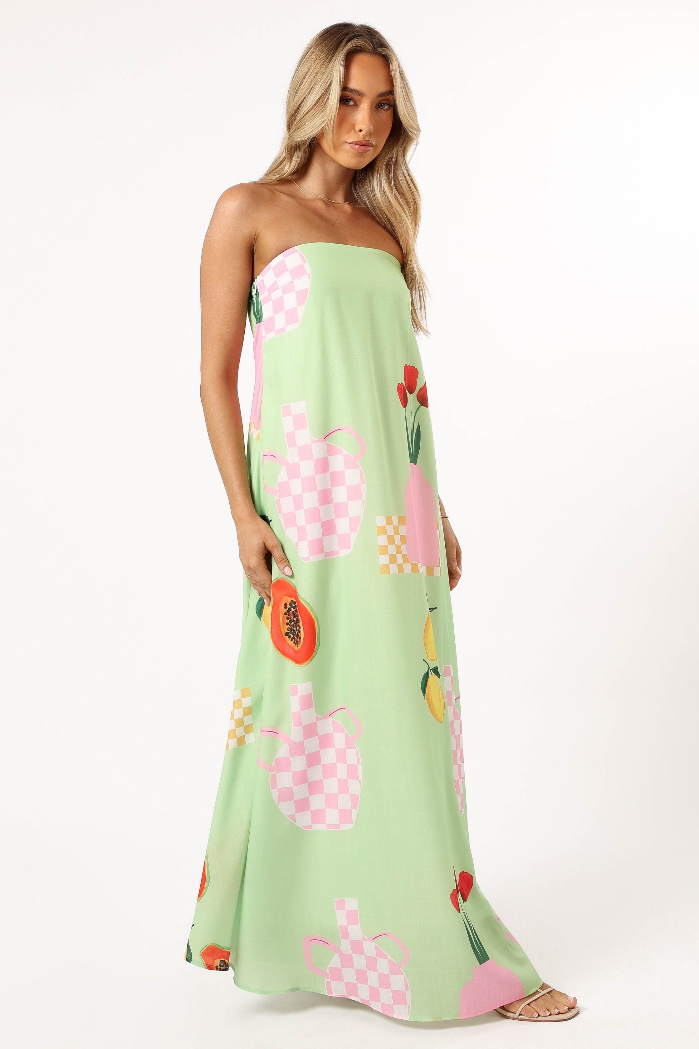 petal-and-pup-usa-dresses-piccolo-strapless-maxi-dress-green-papaya-35246331986097