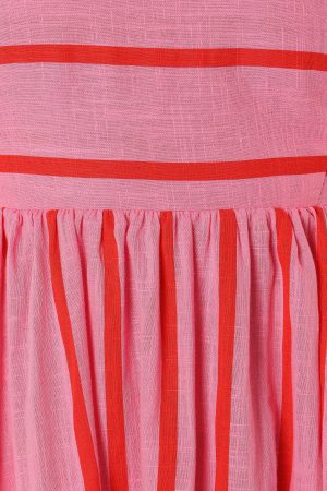 Pixie Maxi Dress – Pink Red