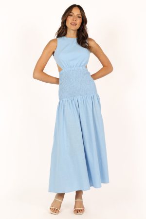Reagan Maxi Dress – Blue