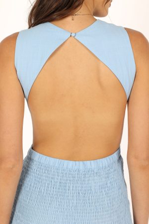 Reagan Maxi Dress – Blue