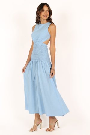 Reagan Maxi Dress – Blue