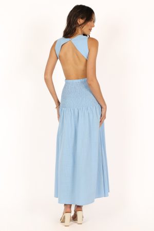 Reagan Maxi Dress – Blue