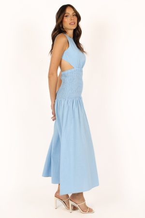 Reagan Maxi Dress – Blue