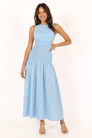 Reagan Maxi Dress – Blue