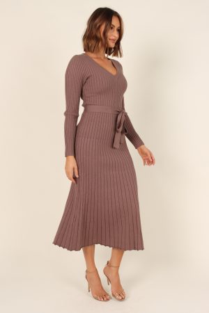 Reigan Dress – Mocha
