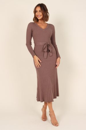Reigan Dress – Mocha