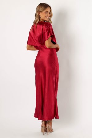 Ricki Maxi Dress – Ruby Wine