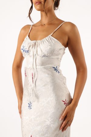 Rosa Midi Dress – White