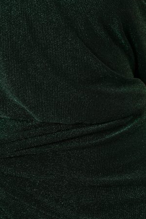 Santiago Off Shoulder Midi Dress – Emerald