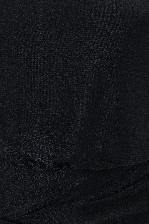 Santiago Off Shoulder Midi Dress – Navy