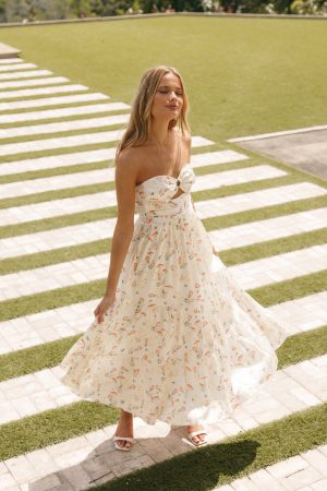 Sarai Dress – Yellow Floral