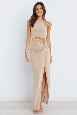 Scarlette Dress – Gold